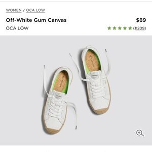 Cariuma Off-White Gum Canvas Sneakers